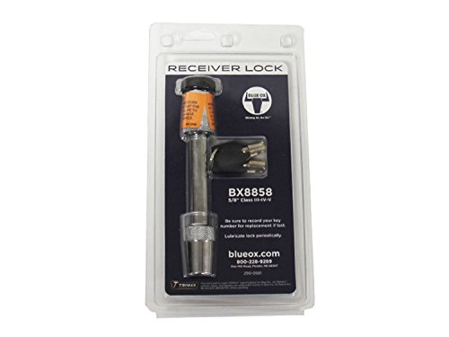 Blue Ox BX8858 5/8" Receiver Lock for 2" receivers