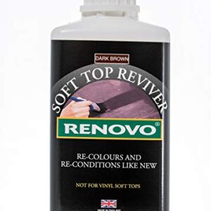 Renovo Fabric Soft Top Reviver - Dark Brown, 500 ml Bottle