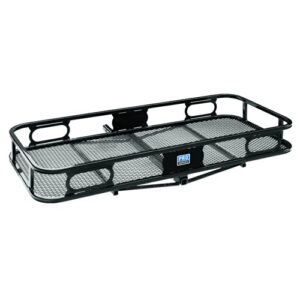 pro series 63155 rambler hitch cargo carrier for 1-1/4” receivers, black