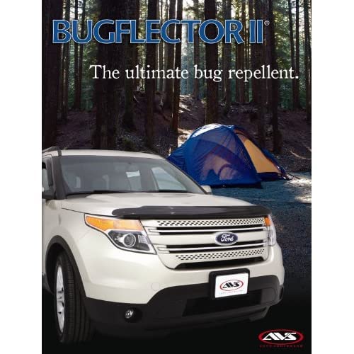 Auto Ventshade [AVS] Hood Shield Bugflector II | High Profile, Smoke Color | 25113 | Fits 2003 - 2005 Toyota 4Runner