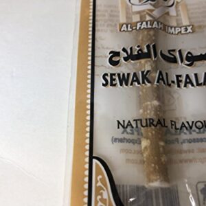 Miswak Stick - Sewak Al-Falah - Hygienically Processed and Vacuumed Packed - 1 Stick by Al-Falah Impex