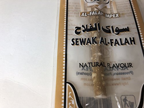 Miswak Stick - Sewak Al-Falah - Hygienically Processed and Vacuumed Packed - 1 Stick by Al-Falah Impex