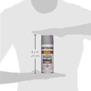 Rust-Oleum 2081830 Stops Rust Automotive Primer, 12 Ounce, Light Gray, 12 Fl Oz