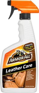 car leather care spray by armor all, leather cleaner and protectant for cars, trucks and motorcycles, 16 fl oz