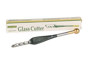 fletcher-terry gold-tip handheld glass cutter, cutting tool (carbide)