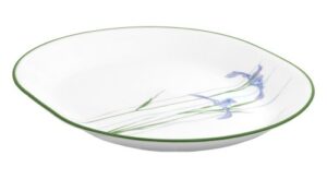 corelle impressions 12-1/4-inch serving platter, shadow iris