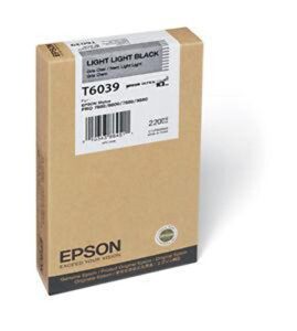 epson ultrachrome k3 ink cartridge – 220ml light light black (t603900)