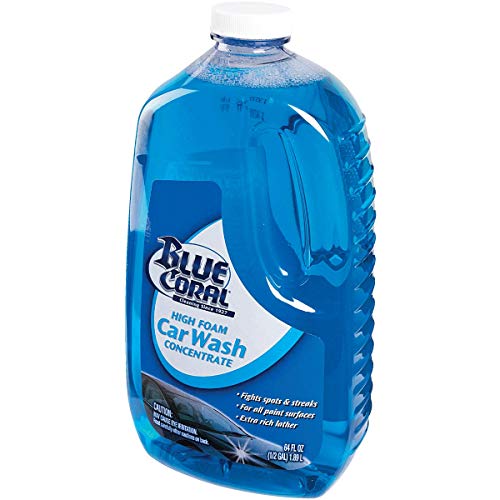 Blue Coral WC107G High Foam Car Wash Concentrate, 64 oz.