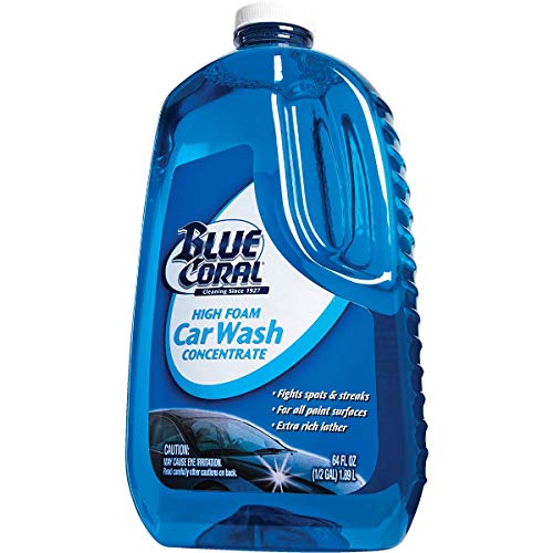 Blue Coral WC107G High Foam Car Wash Concentrate, 64 oz.