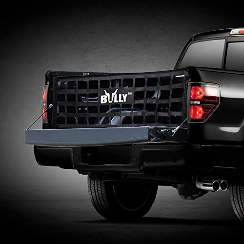 Bully TR-03WK Black Nylon Universal Fit Truck Heavy Duty Full-Size 60" x 18" Cargo Tailgate Net For Trucks from Chevy (Chevrolet), Ford, Toyota, GMC, Dodge RAM, Jeep