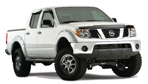 Bushwacker 71907-02 Boss Pocket Style Fender Flares 4pc. Set fits 2006-2020 Nissan Frontier with Chrome Bumper (6' Truck Bed)