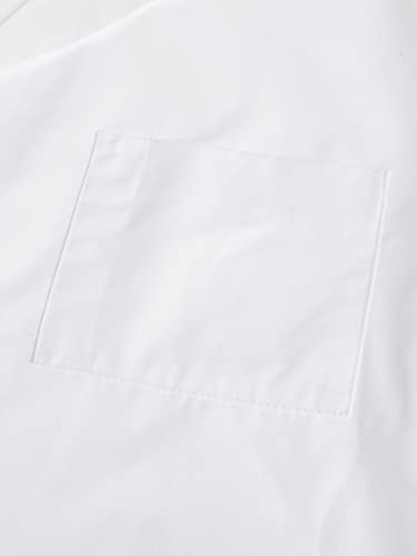 Cherokee 40 Inch Unisex Lab Coat, White, Medium