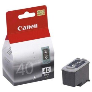 Canon 0615B013 PG 40 Twin Pack Original Ink Tank, Black