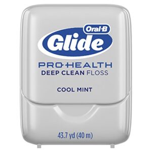 Oral-B Glide Pro-Health Dental Floss, Deep Clean, Cool Mint Flavor, 40 m (Pack of 6)