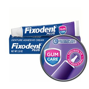 fixodent plus denture adhesive cream 2 oz (pack of 4)