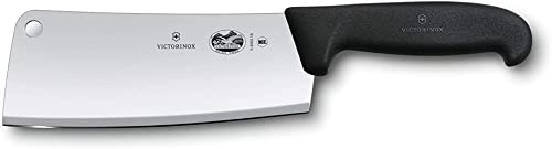 Victorinox 5.4003.18 Pro Kitchen Cleaver with 7.1 Inch Blade and Black Fibrox Handle