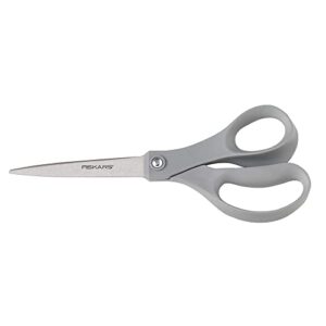 fiskars 01-004249j 8-inch performance scissors, gray