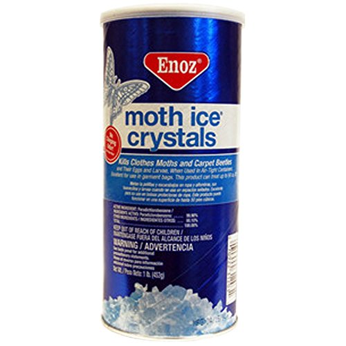 Enoz Moth Crystals 1 Lb Can (PACK OF 12)