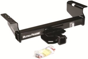 draw-tite 41936 class 5 ultra frame trailer hitch, 2 inch receiver, black, compatible with 2007-2022 chevrolet silverado 3500 hd