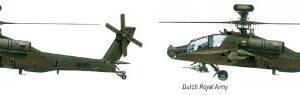 Italeri 0080S Ah-64 D Longbow Apache Model