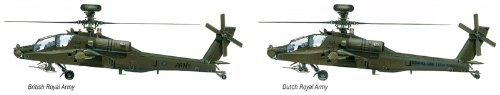 Italeri 0080S Ah-64 D Longbow Apache Model