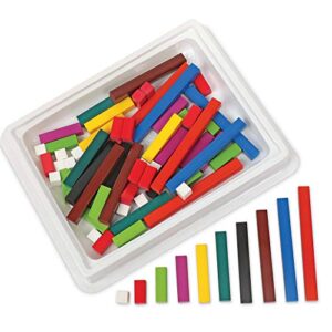 Learning Resources Cuisenaire Rods Multipak Wooden Rods, Six Sets of 74