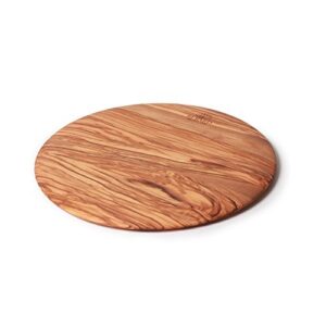 berard 54177 french olive-wood handcrafted round cutting board
