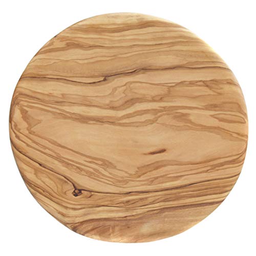 Berard 54177 French Olive-Wood Handcrafted Round Cutting Board