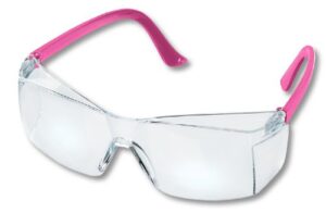 prestige medical unisex adult colored temple eyewear prescription eyeglass frames, hot pink, universal us