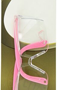 Prestige Medical unisex adult Colored Temple Eyewear Prescription Eyeglass Frames, Hot Pink, Universal US