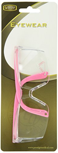 Prestige Medical unisex adult Colored Temple Eyewear Prescription Eyeglass Frames, Hot Pink, Universal US
