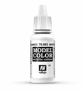 vallejo acrylic paint, white grey
