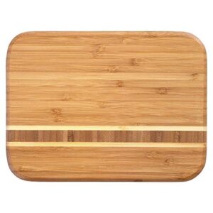 totally bamboo barbados bamboo wood cutting board, 9″ x 6.5″
