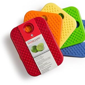 Architec Original Gripper Barboard, 5" by 7", Green, Patented Non-Slip Technology and Dishwasher Safe Cutting Board