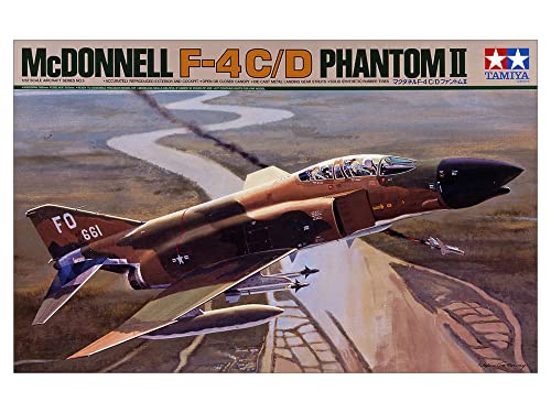 Tamiya 60305 1/32 Mcdonnell F-4 C/D Phantom II Plastic Model Airplane Kit