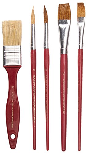 Plaid Decorative Paint Brush Set, 44209 (5-Piece)