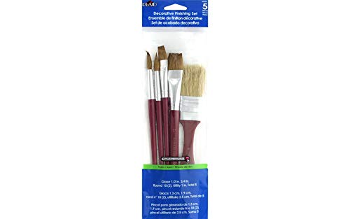 Plaid Decorative Paint Brush Set, 44209 (5-Piece)