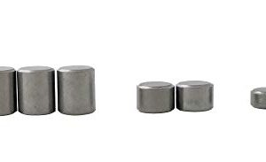Pinewood Pro Derby Weights Tungsten Weights 3oz, Eight 3/8” Incremental Cylinders to Optimize Car Weight to Make The Fastest Derby Car