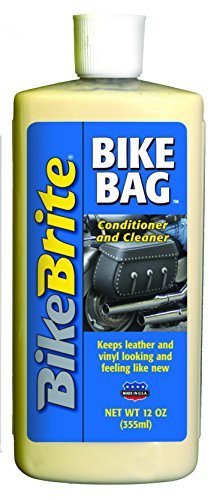 Bike Brite MC00048 Bike Bag Leather and Vinyl Cleaner and Conditioner - 12 fl. oz, Beige