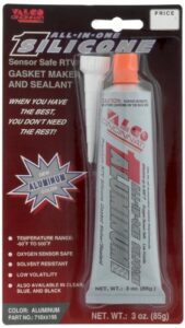 valco cincinnati 71195 all-in-one aluminum silicone with nozzle – 3 oz. tube