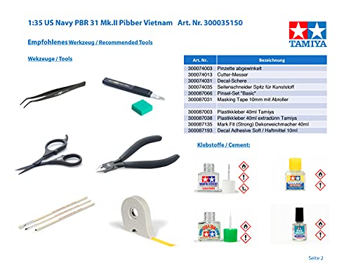 TAMIYA 300035150 - 1:35 US Navy PBR 31 Mk.II Pibber Vietnam