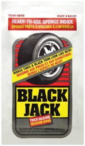 north american na127 black jack tire shine towelette – single pack