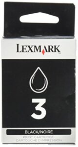 lexmark 18c1530 3 x2580 x3580 x4580 z1480 ink cartridge (black) in retail packaging