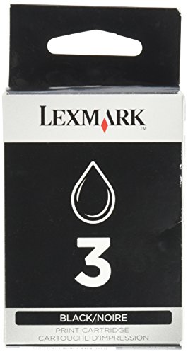 Lexmark 18C1530 3 X2580 X3580 X4580 Z1480 Ink Cartridge (Black) in Retail Packaging