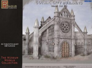 pegasus hobby gothic city building small set 2