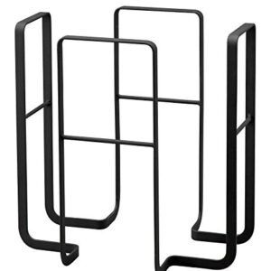 Yamazaki 6472 News Rack, Black, Approx. W 13.8 x D 10.8 x H 13.8 inches (35 x 27.5 x 35 cm), Tower