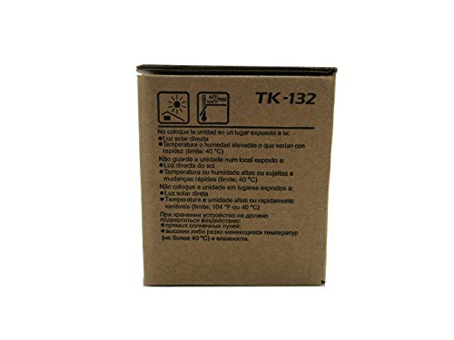 Kyocera TK-132 1T02HS0US0 FS-1300D FS-1350DN FS-1028MFP FS-1128MFP Laser Toner Cartridge (Black) in Retail Packaging