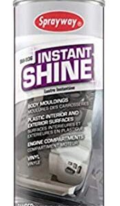 Sprayway SW936 Aerosol Instant Shine Vinyl Cleaner and Protectant, 11 oz.