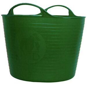 Red Gorilla Small Flexible Plastic Tub, Toy Storage, Laundry, Gardening & More, 14 Liter/3.7 Gallons, Green