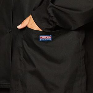 Cherokee Women's Warm Up Scrubs Jacket, Black, Small
